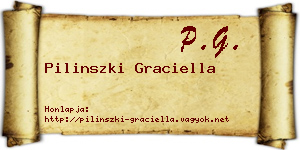 Pilinszki Graciella névjegykártya